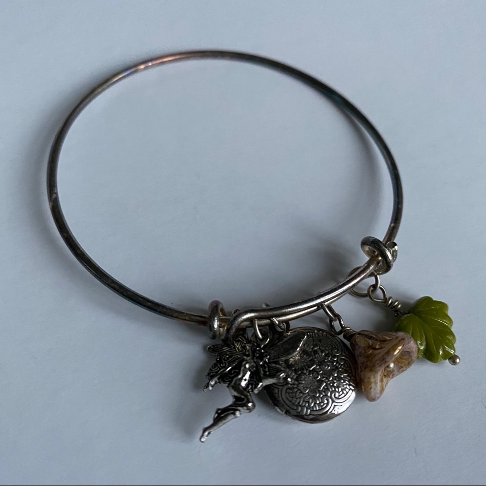 Free w/Any Purchase SpringGreen Fairy Charm Bangle